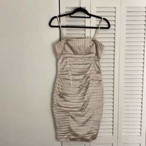 Calvin Klein strapless bodycon dress